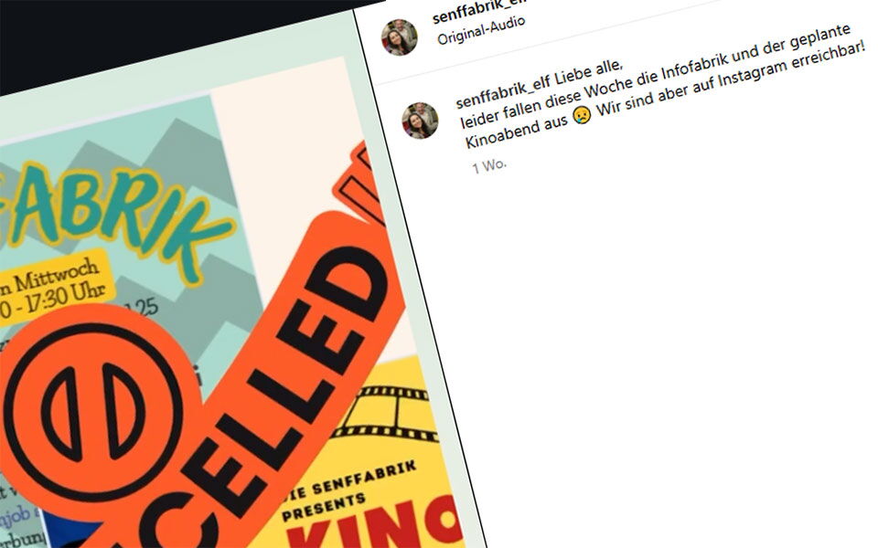 Krankheitsbedingt mussten Aktionen abgesagt werden