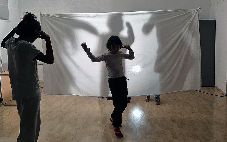 Schattentheater am Kreativtag