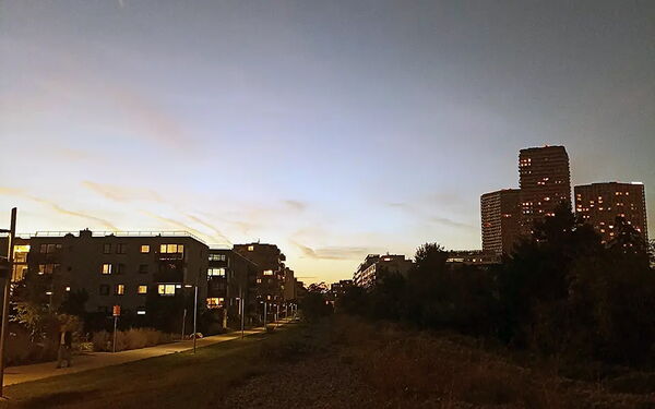 Ein Sonnenuntergang über Wien