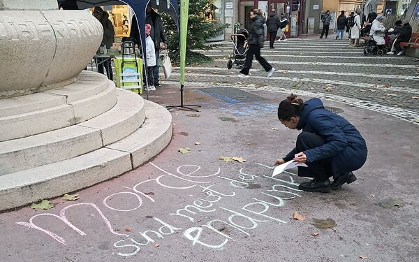 Aktion "16 Tage gegen Gewalt"