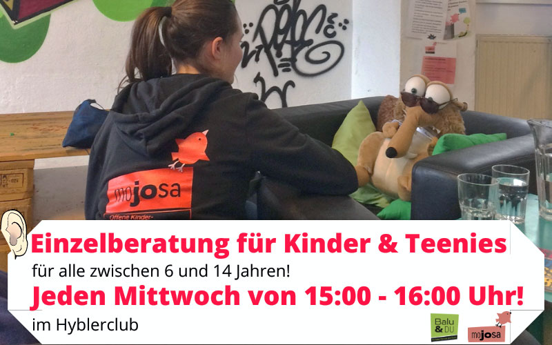 mojosa hat im 2. Lockdown auf Einzelberatung für Kinder und Teenies umgestellt