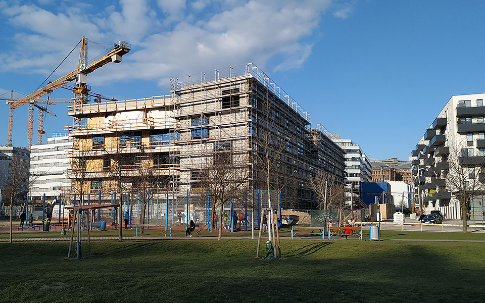 Panoramafoto von der Region rund um den Hyblerpark