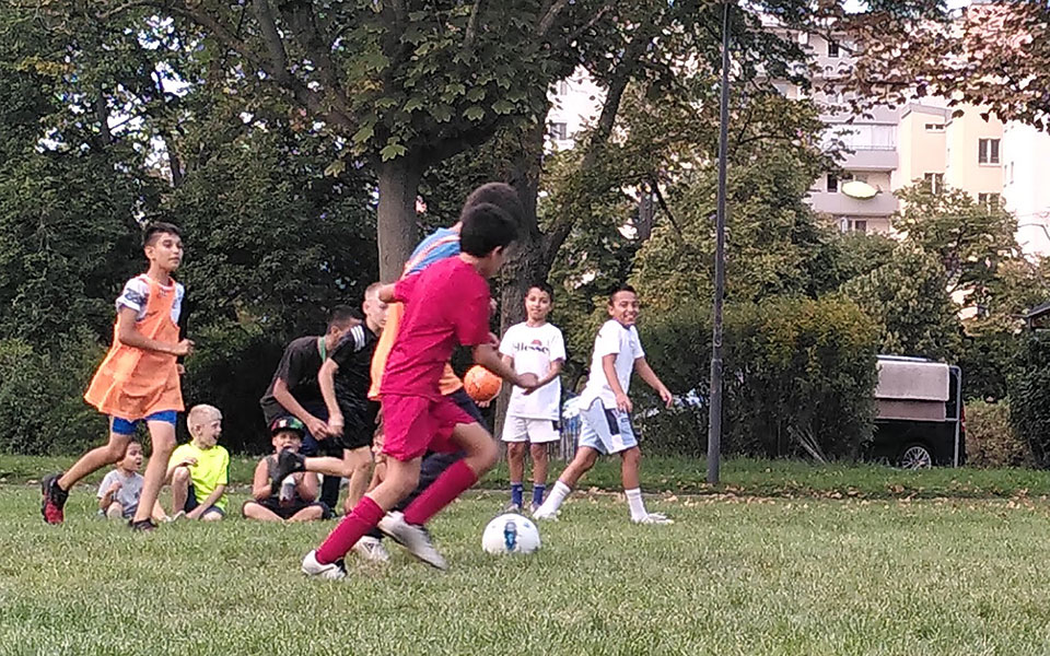 Fußballturnier unter dem Motto "Fußball & Du"