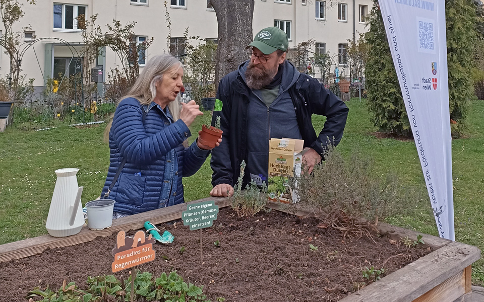 Beginn der Hochbeet-Saison im Carsonypark