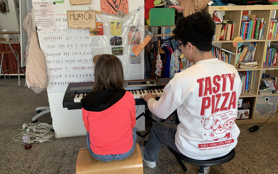 Klavierworkshop von Pando und Theo im HSL-Club