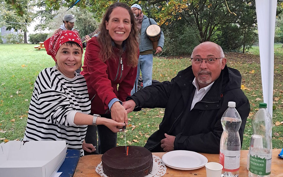 Die Torte für die 15-Jahr-Feier