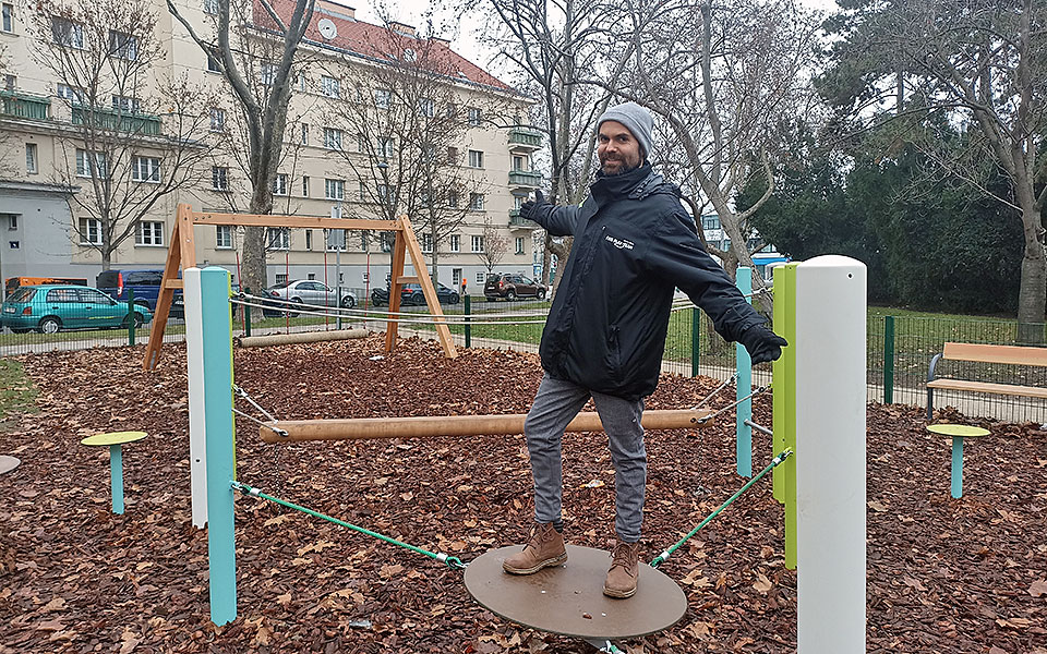 Die neue Spielplatzerweiterung im Herderpark
